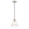 Z-Lite Harper 1 Light Pendant, Brushed Nickel & Clear 3034P8-BN - alternate 6